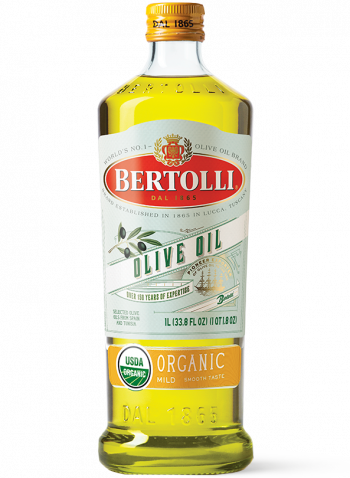 Bertolli's Organic Mild Olive Oil Bottle