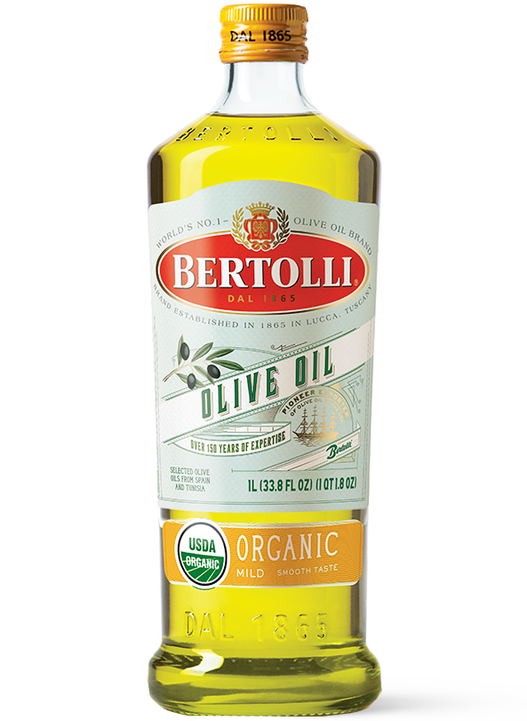 Bertolli's Organic Mild Olive Oil Bottle
