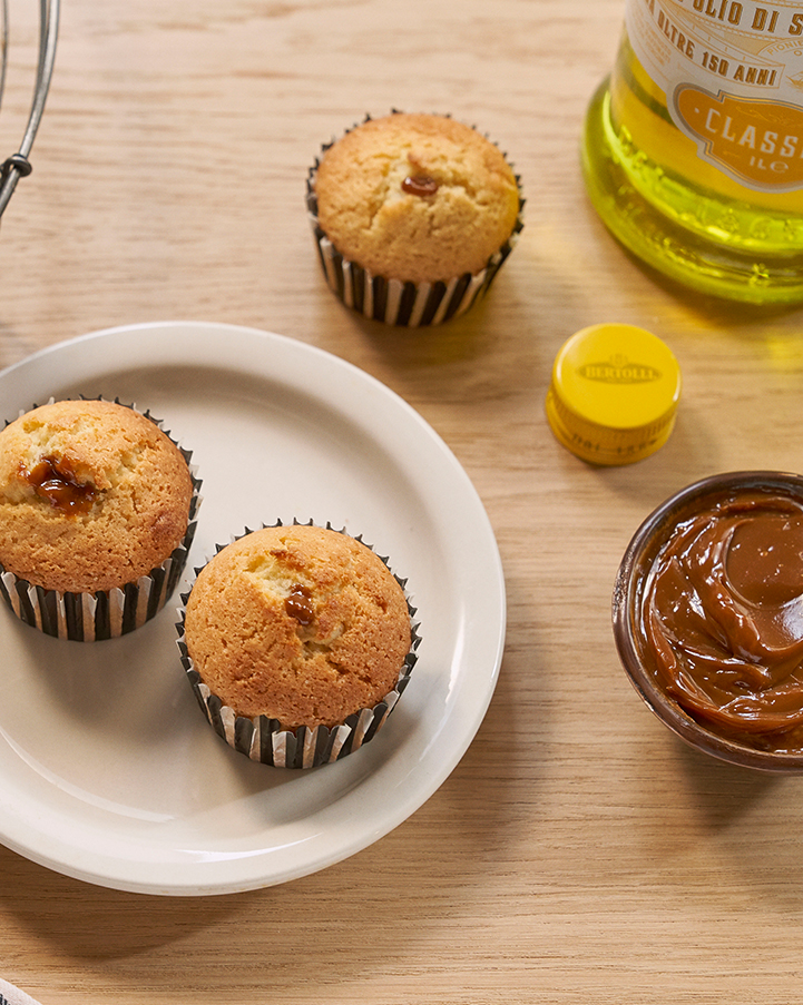 THE RECIPE IS SIMPLE: MUFFINS of dulce de leche